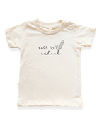 Back To School Organic Kids T-Shirt