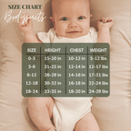 USA Organic Cotton Baby Bodysuit Short Sleeve