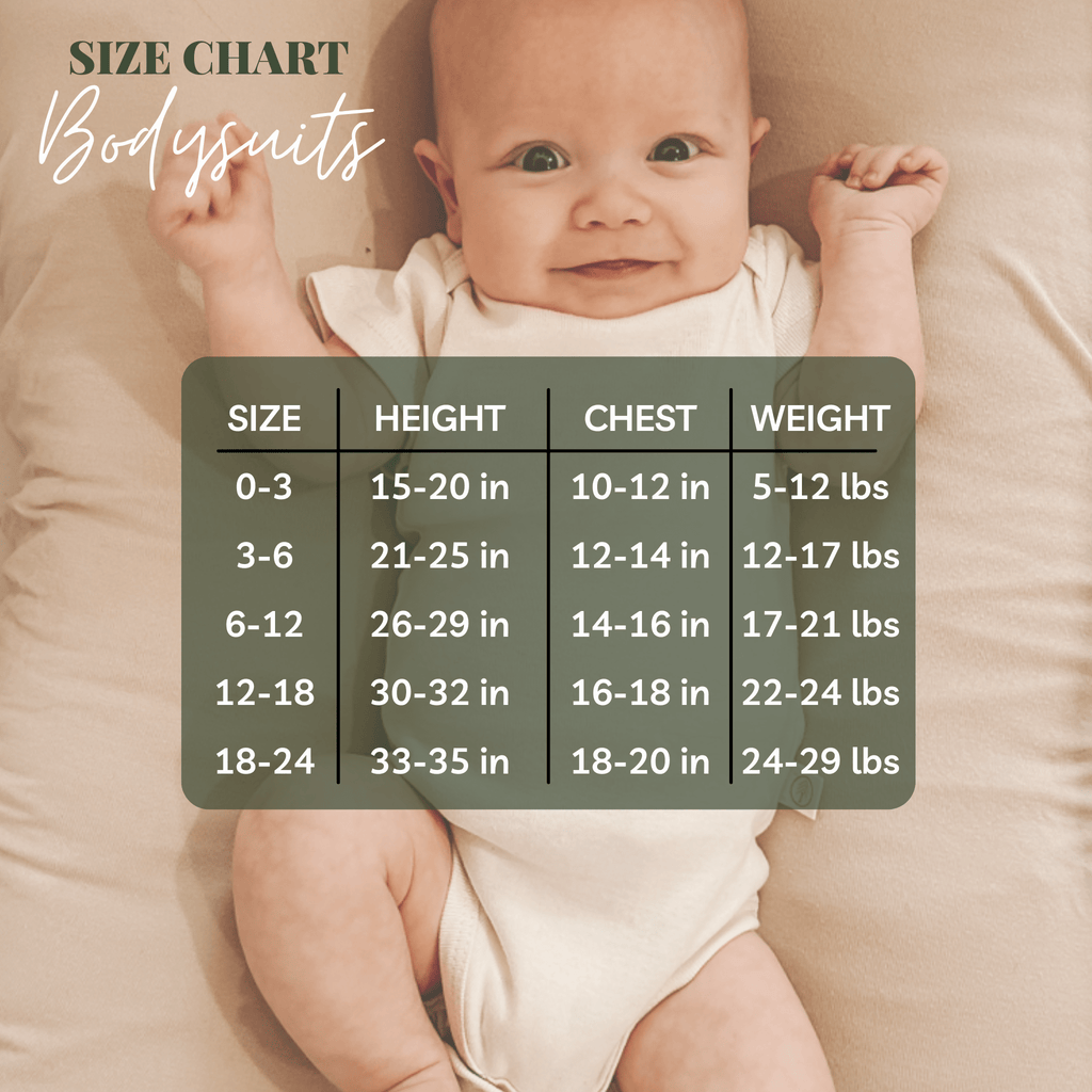 Dolce Estate Stamp Organic Cotton Baby Bodysuit