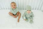 GOTS Certified Organic Cotton Zippy Footed - Freshwater Snail