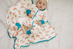 GOTS Certified Organic Cotton Zippy - Sunrise