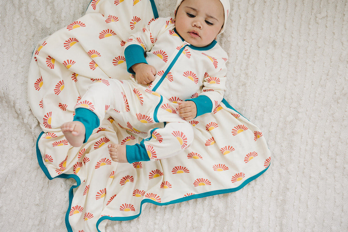 GOTS Certified Organic Cotton Zippy - Sunrise