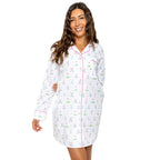 Women's Golf Night Shirt - Organic Cotton Poplin