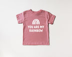 You Are My Rainbow Organic Cotton Baby And Toddler Tee