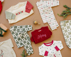 Tied with a Bow Christmas Organic Cotton Set