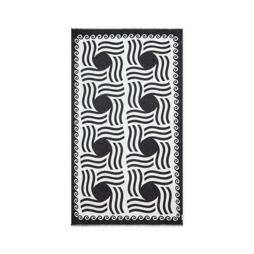 Mykonos Pareo - Midnight Swim Sun Pattern
