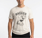 BADASS Organic Tee (Sand or Mineral Grey)