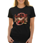 Baseball Mom Heart Graphic T-Shirt 100% Cotton Game Day Casual Top