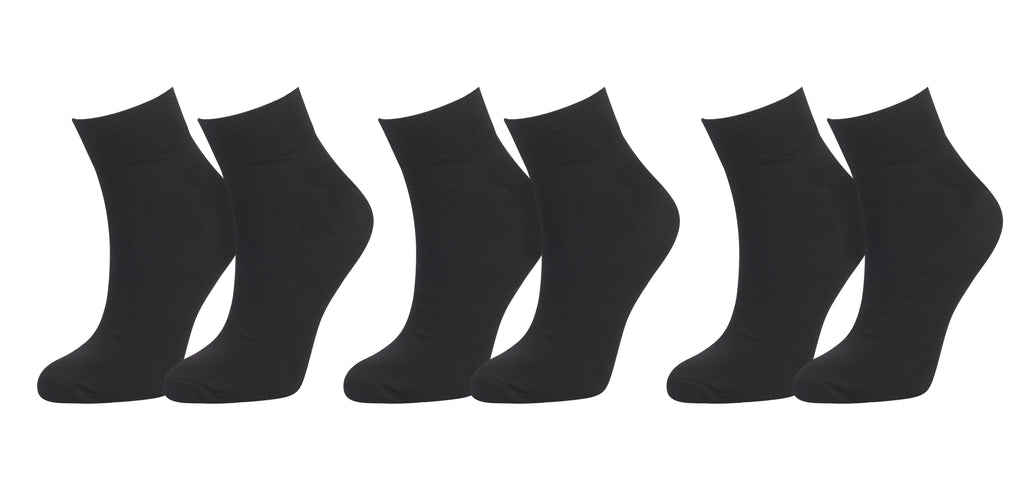 tittimitti® Men's 98% Organic Cotton Ankle Socks 3-Pack – Soft & Breathable