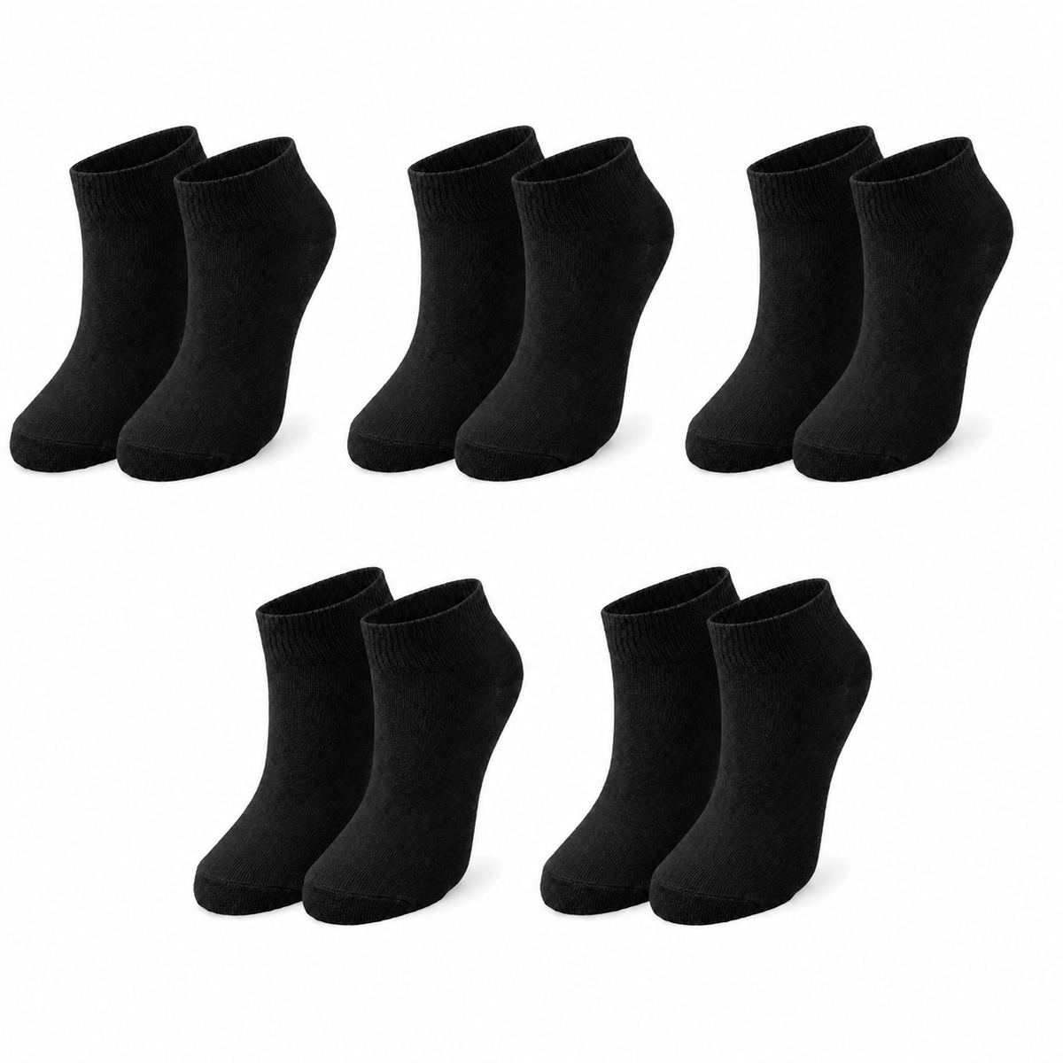 tittimitti® Kids' 98% Organic Cotton Ankle Socks – Lightweight Summer & Sneaker Socks