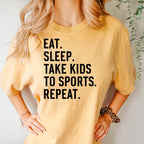 Sports Mom Graphic Tee – Soft Cotton Comfort Shirt for Parenting Hustle