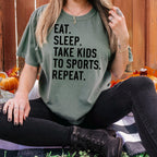 Sports Mom Graphic Tee – Soft Cotton Comfort Shirt for Parenting Hustle