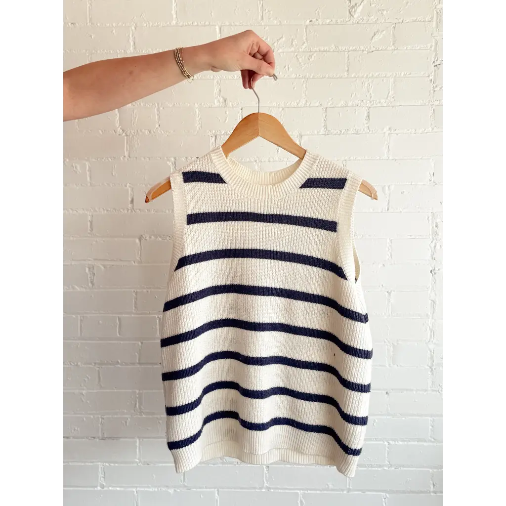 Colleen Striped Sweater Vest