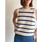 Colleen Striped Sweater Vest
