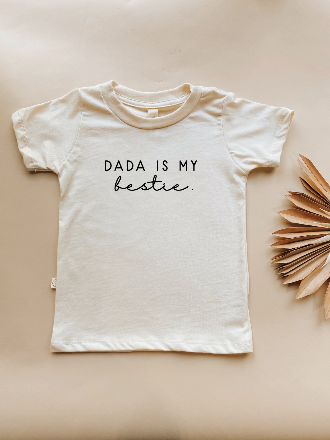 Dada is My Bestie Organic Kids T-shirt