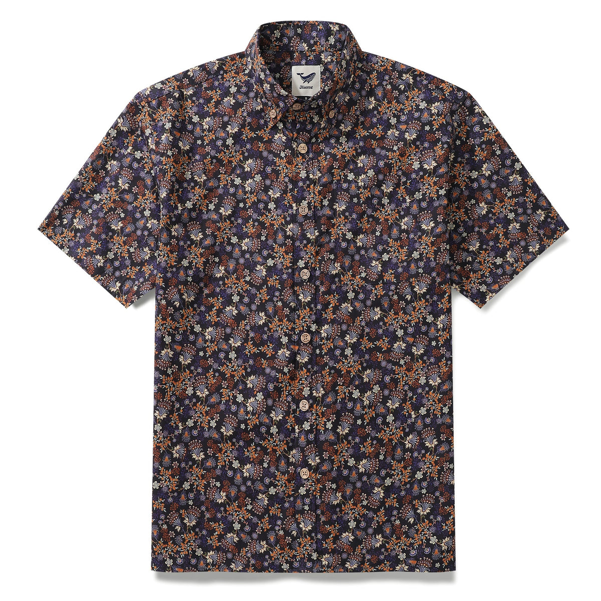 Hawaiian Shirt For Men Garde Button-down Shirt Short Sleeve 100% Cotton Shirt By Yakima