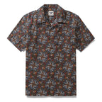 Vintage Hawaiian Shirt For Men Vibrant Cycle Morris Shirt Camp Collar 100% Cotton By Cigar