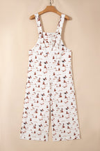 Western Adjustable Buttoned Strap Dungaree Jumpsuit