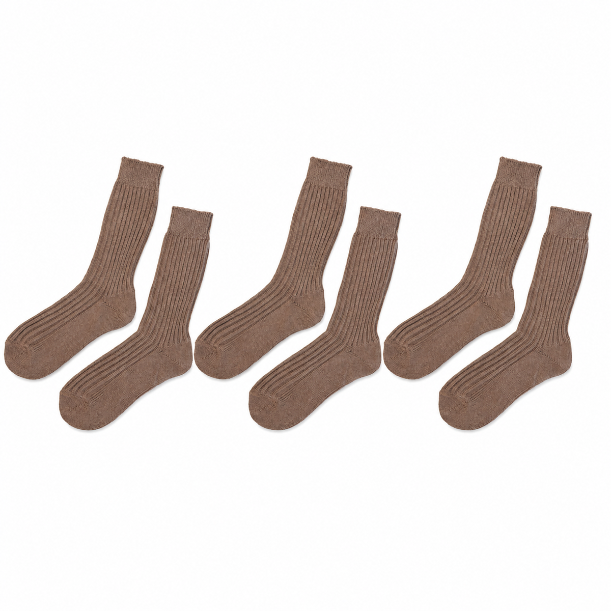 tittimitti® Women’s 100% Organic Cotton Boot Socks 3-Pack – Thick Warm Winter Socks Made in Italy