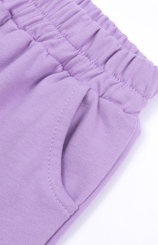 Kids Cotton Hooded Sweatshirt Tracksuit Set - Warm Winter Outfit