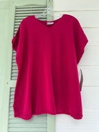 Carla 100% Cotton Gauze Top in OSFM Sale