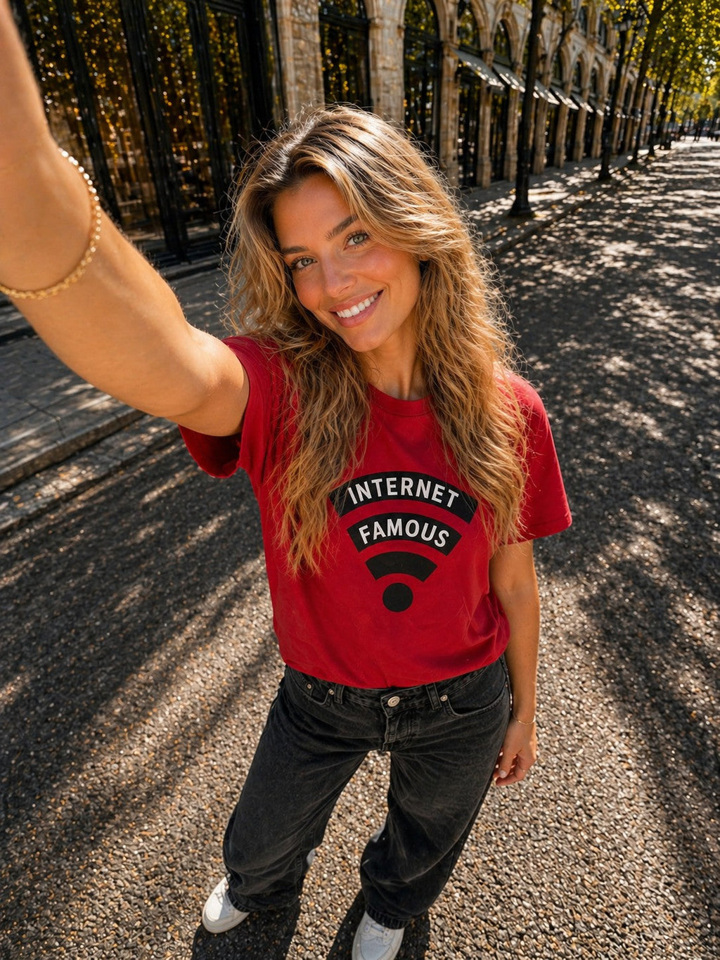 Full Signal Energy Online Icon Internet Famous Women's Organic Cotton T-Shirt