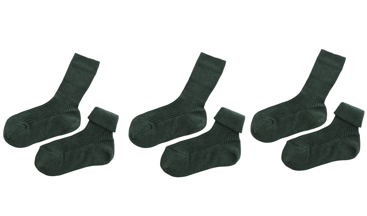 tittimitti® Kids' 100% Organic Cotton Socks 3-Pack – Made in Italy, Unisex