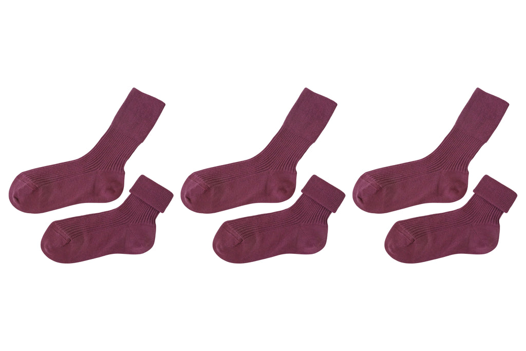 tittimitti® Kids' 100% Organic Cotton Socks 3-Pack – Made in Italy, Unisex