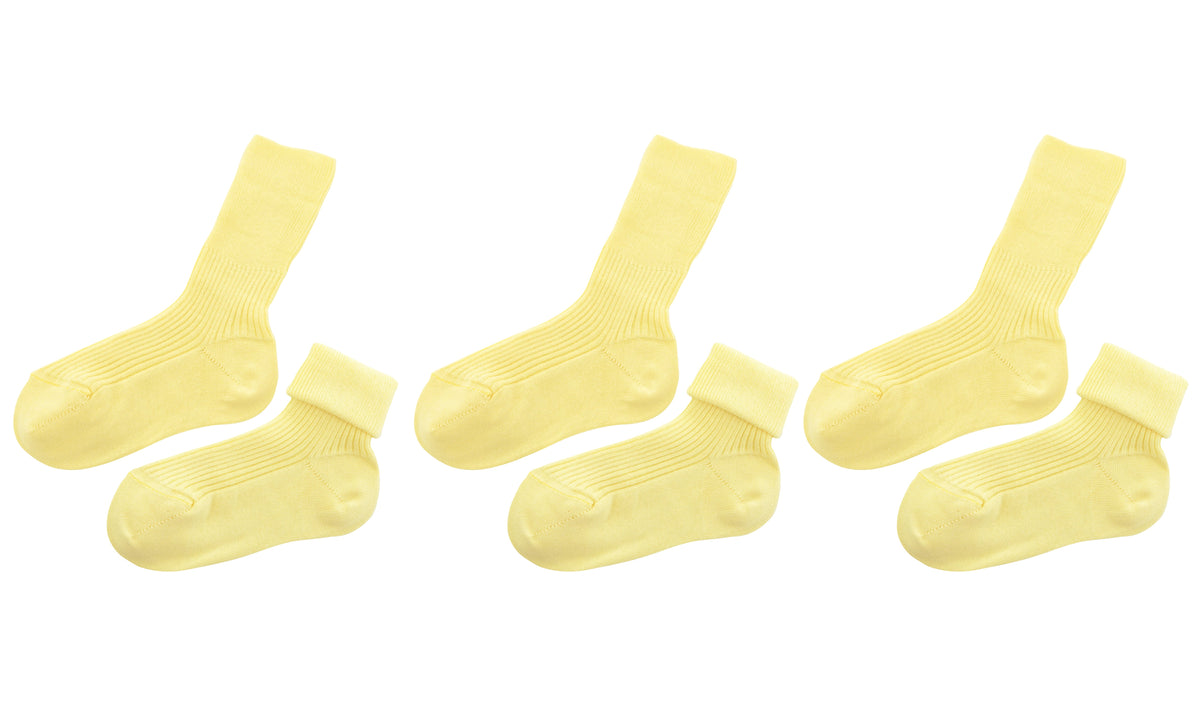 tittimitti® Kids' 100% Organic Cotton Socks 3-Pack – Made in Italy, Unisex