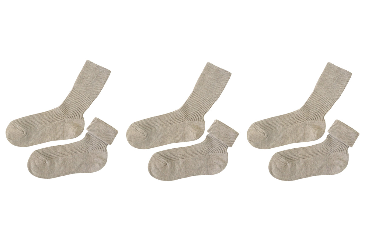 tittimitti® Kids' 100% Organic Cotton Socks 3-Pack – Made in Italy, Unisex