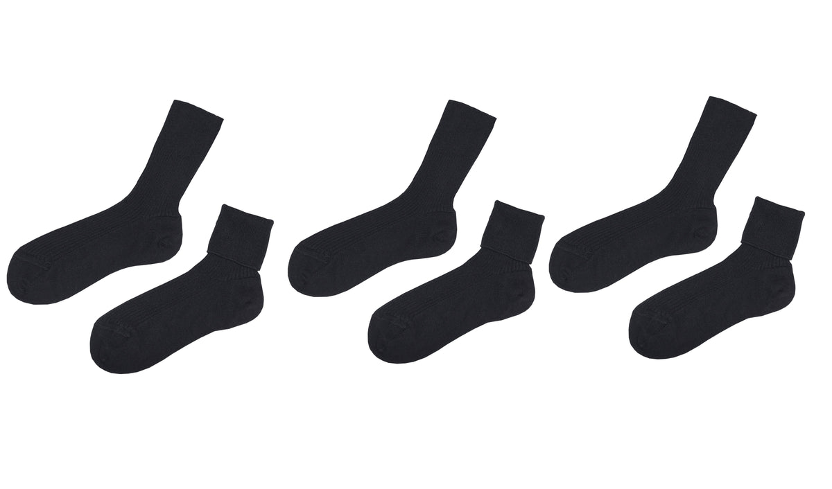tittimitti® Kids' 100% Organic Cotton Socks 3-Pack – Made in Italy, Unisex