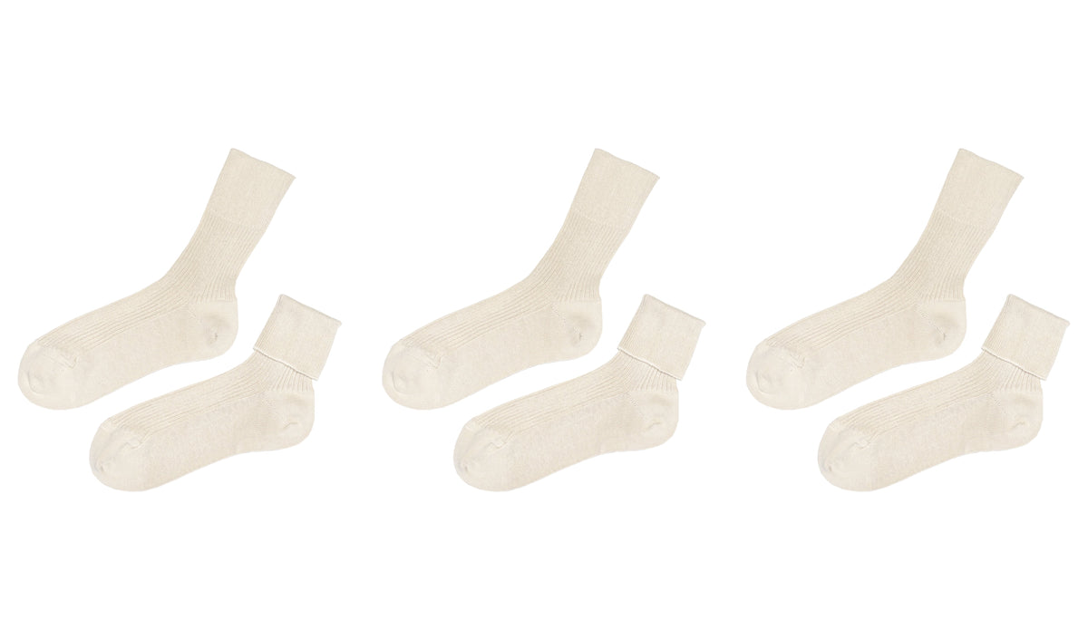 tittimitti® Kids' 100% Organic Cotton Socks 3-Pack – Made in Italy, Unisex