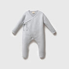 Knit Heirloom Organic Kimono-Blue