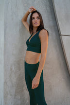 Ada Organic Cotton Twist Around Sports Bra