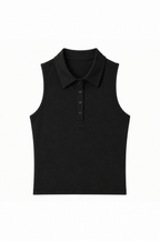 Lexy Organic Cotton Polo Tank