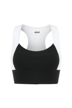 Neda Colorblock Organic Cotton Bra Top