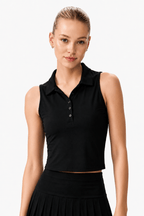 Lexy Organic Cotton Polo Tank