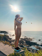 Square Neck Organic Cotton Sports Bra