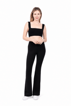 Square Neck Organic Cotton Sports Bra