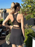 Leena Organic Cotton & Mesh Sport Dress