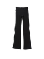 Ella Organic Cotton High-Rise Flare Stripe Leggings