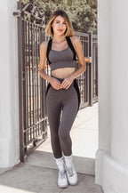 Neda Colorblock Organic Cotton High Waisted Legging