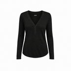 Monroe Organic Cotton Henley Long Sleeve