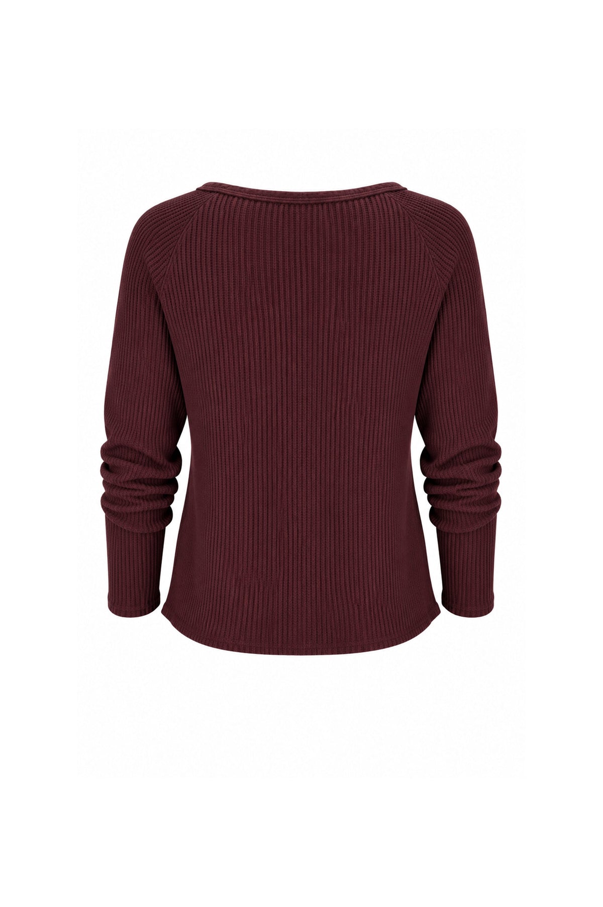 Jules Waffle Knit Organic Cotton V-Neck Pullover