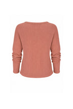 Jules Waffle Knit Organic Cotton V-Neck Pullover
