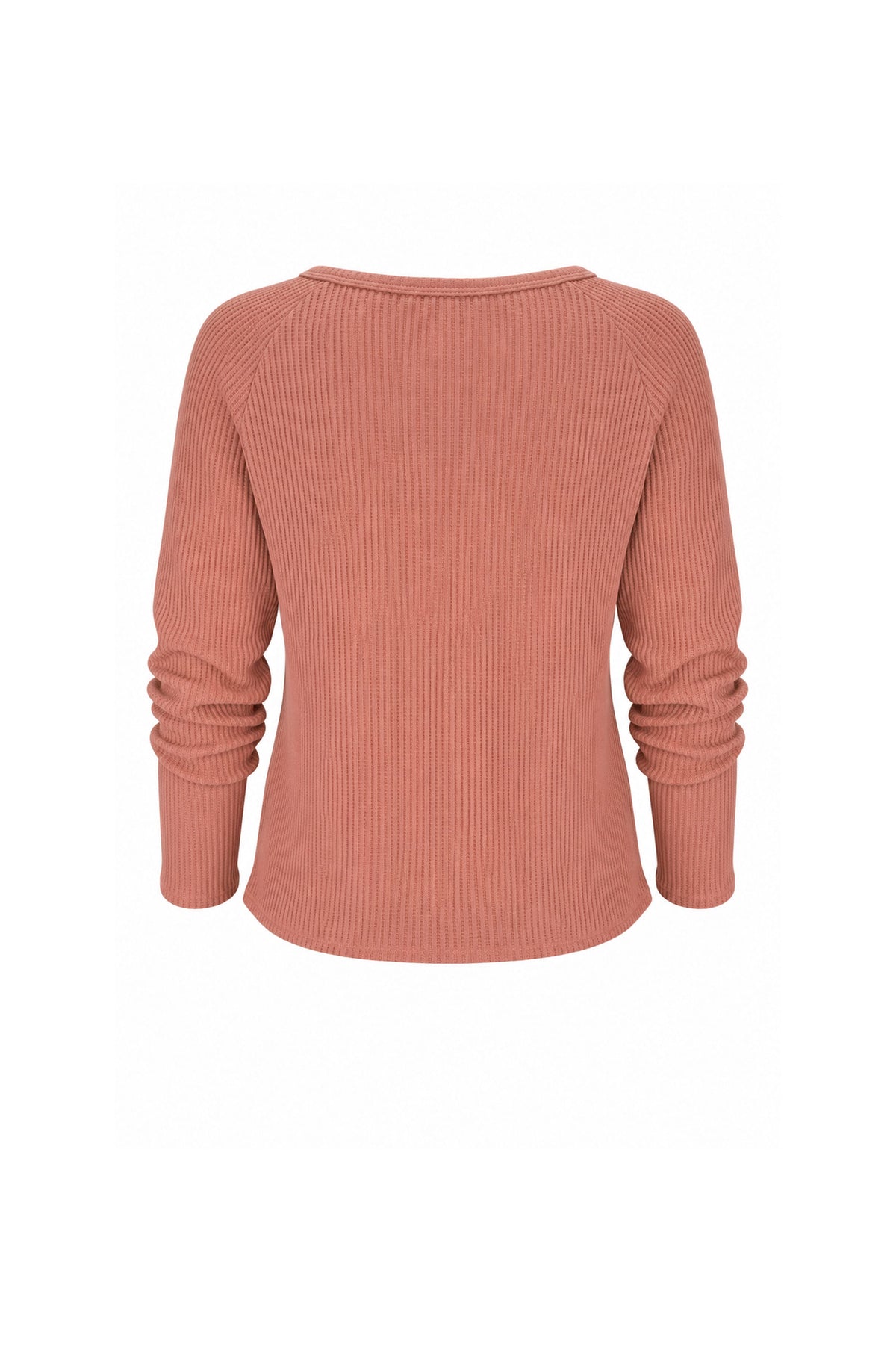 Jules Waffle Knit Organic Cotton V-Neck Pullover
