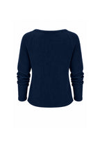Jules Waffle Knit Organic Cotton V-Neck Pullover
