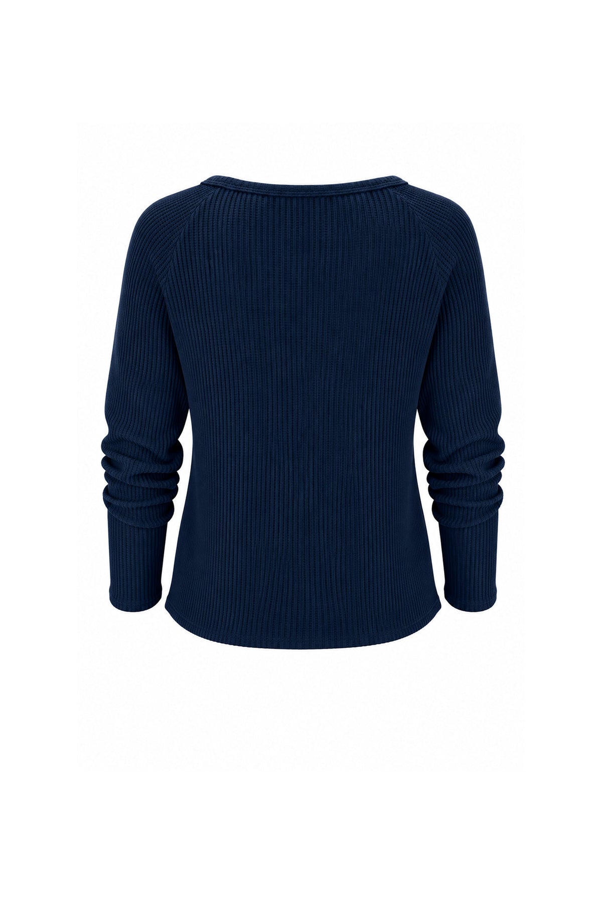 Jules Waffle Knit Organic Cotton V-Neck Pullover
