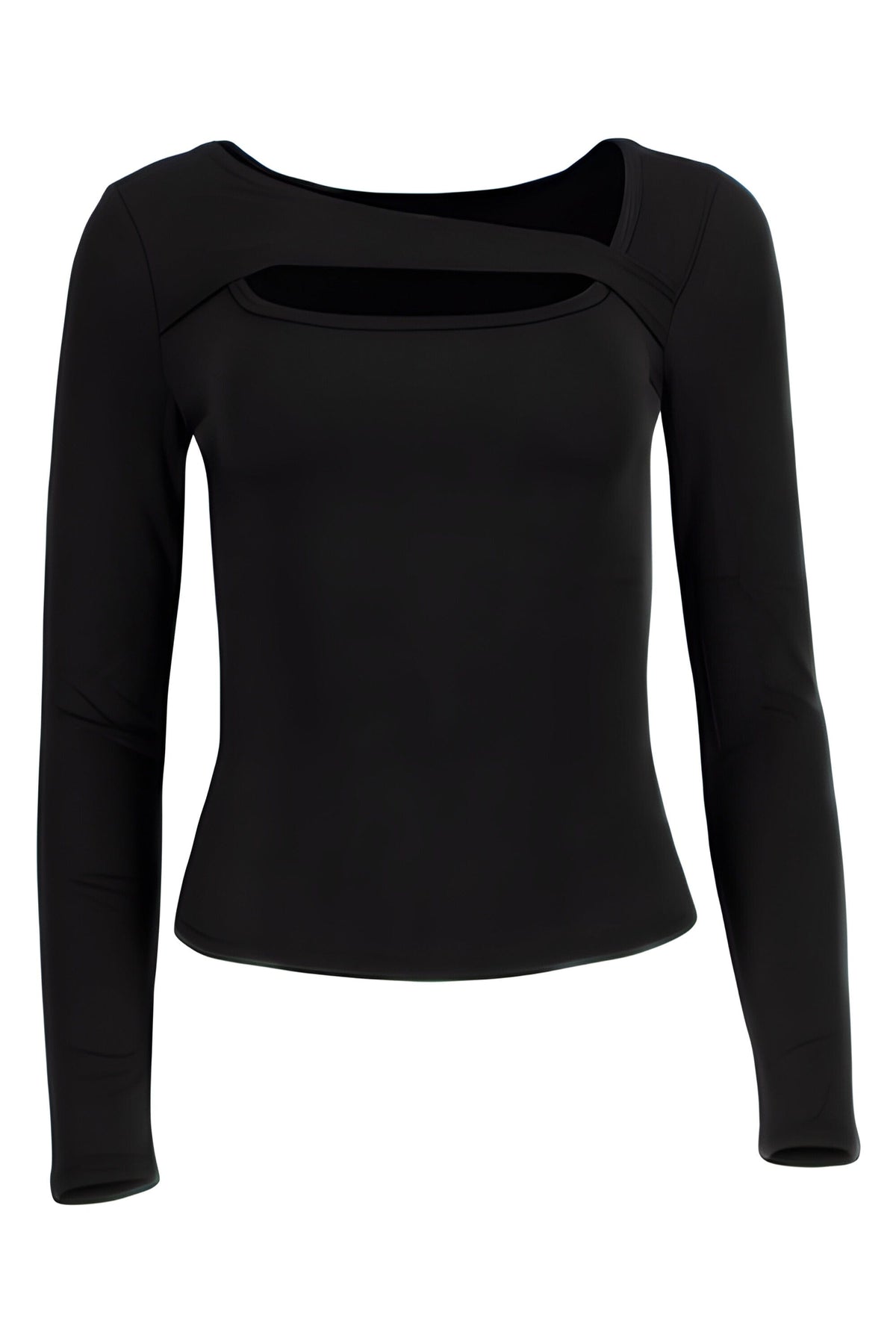 Paige Cotton Long Sleeve Cutout Top