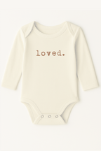 Loved Clay Organic Cotton Baby Bodysuit Long Sleeve